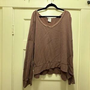 OFFLINE By Aerie Wow! Waffle Oversized T-Shirt